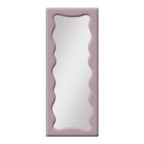 Espelho de Chão Viena Veludo 67x180cm Rosa