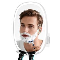 Espelho de chuveiro aquecido Fogless COSMIRROR com luz 5000mAh