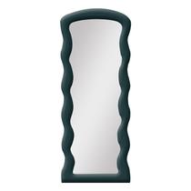 Espelho de Corpo Berlim Veludo 58x160cm Verde Escuro