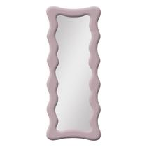 Espelho de Corpo Londres Veludo 58cm X 160cm Rosa