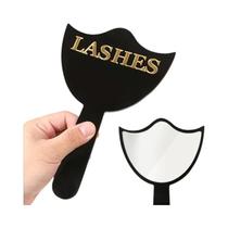 Espelho De Extensão De Cílios De Vidro De Alta Definição Com Cabo Para Aplicação Precisa De Cílios E