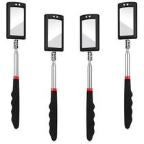 Espelho de inspeção telescópico BBTO com luz LED de 4 peças