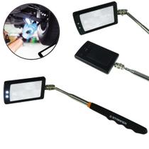 Espelho de Inspeção Telescópico com LED 280 a 870 mm Ferramenta para Visualização em Locais de Difícil Acesso Espelho de Inspeção Telescópico com LED 280 a 870 mm Ferramenta para Visualização em Locais de Difícil Acesso