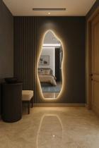 Espelho De Led Orgânico Luxo Sala Salão Quarto Hall Closet Decoração De Qualidade Espelho De Led Orgânico Luxo Sala Salão Quarto Hall Closet Decoração De Qualidade