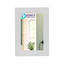 Espelho de luxo branco40x50 para decoração, casa, salão. Espelho de luxo branco40x50 para decoração, casa, salão.
