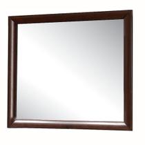 Espelho de madeira Benzara retangular 99x3x89 cm Marrom Prata