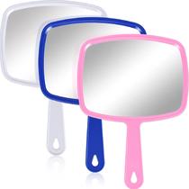 Espelho de Mão Retangular G Maquiagem Dentista Cabelereiro