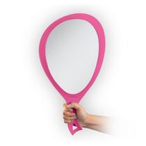 Espelho de mão Zadro Salon Professional Extra Large Rosa Brilhante