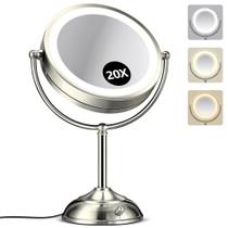 Espelho de maquiagem B Beauty Planet 20x Recarregável 9x com aumento