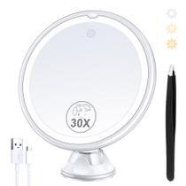 Espelho de maquiagem B Beauty Planet com ampliação de 30X com luz