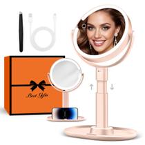 Espelho de maquiagem B Beauty Planet Lighted Magnifying 30X Pink Espelho de maquiagem B Beauty Planet Lighted Magnifying 30X Pink