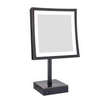 Espelho de maquiagem DOWRY Tabletop com iluminação LED com ampliação de 5X