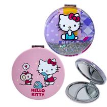 Espelho de Maquiagem Duplo Com Aumento Hello Kitty Sanrio Espelho de Maquiagem Duplo Com Aumento Hello Kitty Sanrio