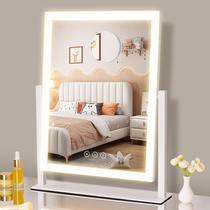 Espelho de maquiagem Kotning Hollywood Vanity com luzes 5X Magnif
