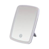 Espelho De Maquiagem LED Com Carregamento USB Sensor De Toque Iluminação Em 3 Cores Brilho Ajustável