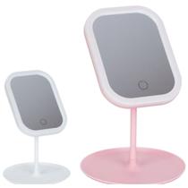 Espelho de maquiagem led desktop luz de preenchimento mesa de espelho doméstico dobrável e portátil Espelho de maquiagem led desktop luz de preenchimento mesa de espelho doméstico dobrável e portátil