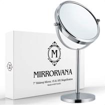 Espelho de maquiagem MIRRORVANA 10X/1X Ampliação 14cm/7cm Espelho de maquiagem MIRRORVANA 10X/1X Ampliação 14cm/7cm