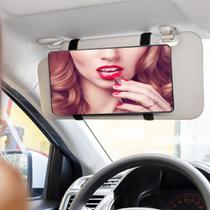 Espelho de Maquiagem para Viseira de Carro - Visor Preto Espelho de Maquiagem para Viseira de Carro - Visor Preto