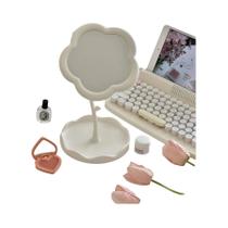 Espelho De Maquiagem Portátil Giratório Em Forma De Girassol Para Mulheres E Meninas, Presente Para