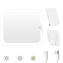 Espelho de maquiagem Relavel LED Lights 3 cores 8,3 x 5,1 polegadas com bolsa