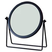 Espelho de maquiagem Schonee Iron Tabletop com rotação de 360 (preto)