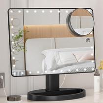 Espelho de maquiagem Vanity FUNTOUCH Large Lighted 35 LED Lights