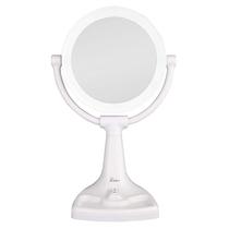 Espelho de maquiagem Zadro 11 com iluminação fluorescente com ampliação de 10X/1X