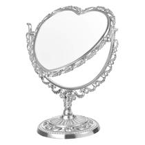 Espelho de maquilhagem Beaupretty Heart Two Swivel Silver Espelho de maquilhagem Beaupretty Heart Two Swivel Silver