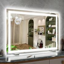Espelho de maquilhagem ROLOVE 81x56 cm com luz LED de 3 modos branco Espelho de maquilhagem ROLOVE 81x56 cm com luz LED de 3 modos branco