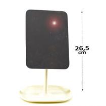 Espelho de Mesa 26,5x13,5cm Retangular Amarelo - IMPORIENTE