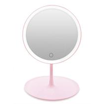 Espelho De Mesa Articulável Com Led Usb - HM0077