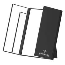 Espelho de Mesa com 3 Faces Black Fold Mirror Klass Vough