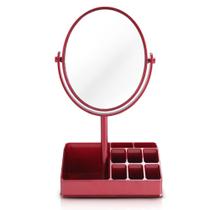 Espelho De Mesa Com Divisórias Jacki Design Vermelho Espelho De Mesa Com Divisórias Jacki Design Vermelho