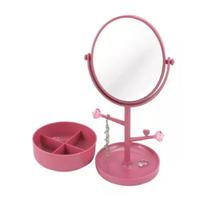 Espelho de Mesa com Organizador Porta Jóias Jacki Design