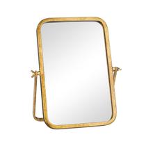 Espelho de mesa de maquiagem GIFTTROVE Vintage 30x20cm Antique Gold Espelho de mesa de maquiagem GIFTTROVE Vintage 30x20cm Antique Gold