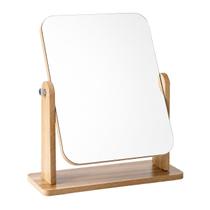 Espelho De Mesa Decorativo Suporte Bambu Quarto Banheiro Penteadeira Closet Lavabo Espelho De Mesa Decorativo Suporte Bambu Quarto Banheiro Penteadeira Closet Lavabo