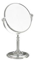 Espelho De Mesa Dupla Face Aumento 5x Para Maquiagem Banheiro