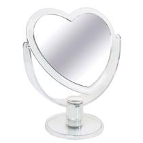 Espelho de Mesa Dupla Face Coração Iamo YS43285