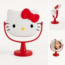 Espelho de Mesa Hello Kitty Sanrio Reclinável Maquiagem Espelho de Mesa Hello Kitty Sanrio Reclinável Maquiagem