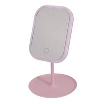 Espelho de Mesa Inteligente Retangular com Luz LED Portátil Espelho de Mesa Inteligente Retangular com Luz LED Portátil
