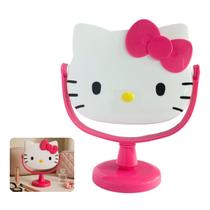 Espelho de Mesa Maquiagem Acessório Infantil Hello Kitty
