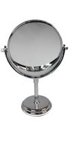 Espelho De Mesa Maquiagem Dupla Face Aumenta 2X Gira 360 Gr - Coisaria