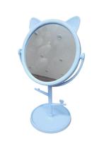 Espelho De Mesa Orelha Gatinho Com Base Porta Bijuteria Espelho De Mesa Orelha Gatinho Com Base Porta Bijuteria