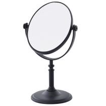 Espelho De Mesa Oval Dupla Face Aumento 5x P/ Maquiagem - PGB