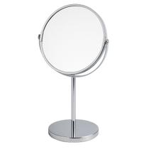 Espelho De Mesa Para Maquiagem Dupla Face 5x Aumento Cromado Giratório 360º Uny Home Espelho De Mesa Para Maquiagem Dupla Face 5x Aumento Cromado Giratório 360º Uny Home