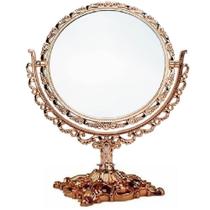 Espelho de Mesa Princesa Cromado 2 Lados - Prata