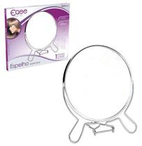 Espelho de mesa redondo dupla face com suporte aramado 7'' - WELLMIX Espelho de mesa redondo dupla face com suporte aramado 7'' - WELLMIX