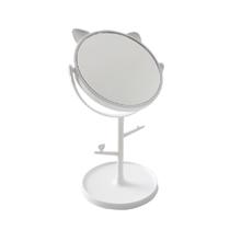 Espelho De Mesa Redondo Gatinho Decoração para Maquiagem Espelho De Mesa Redondo Gatinho Decoração para Maquiagem