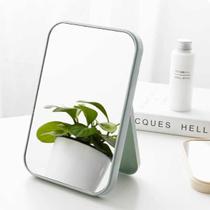 Espelho De Mesa Retangular para Maquiagem Camarim Portatil