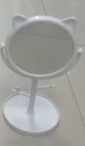 Espelho de Mesa Vidro Com Moldura em Plastico Redondo MG-9269 20,2X12cm